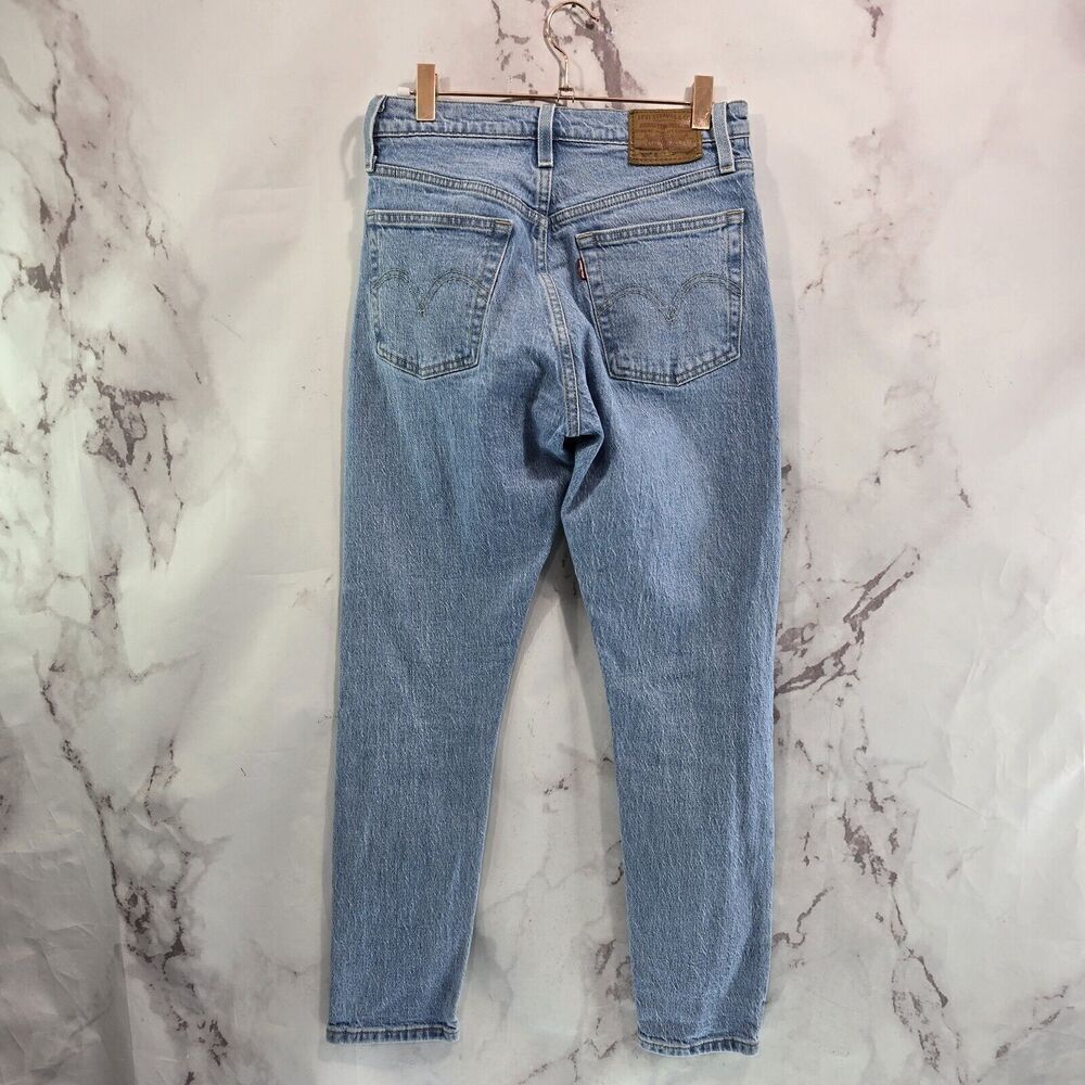 Levis Jeans Womens 25 501 Ankle Raw Hem Button Fly High Rise